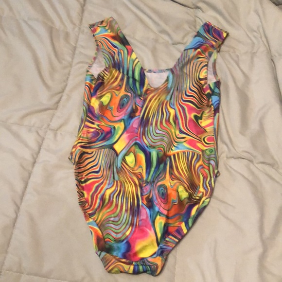 Smiley Face Tye Dye Bodysuit - Picture 2 of 2